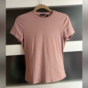 Light pink / mauve Theory tshirt. Size S. 100% Pima cotton. Like new!